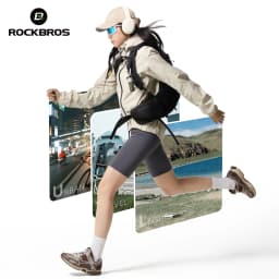 ROCKBROS Cycling Raincoat Hooded Jacket Waterproof Breathable Leisure Coat Trekking Men Women Outdoor Sports Clothing Raincoat