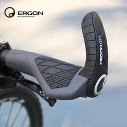 ERGON GS3 Bicycle Handlebar Grip Anti-slip Rubber Grips MTB Cycling Handle Grips Bike Bar End Adjustable Mount Hand Covers 5Nm