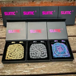 sumc 12 speed bike chain crescent chain road bike mountain bike chain 126 links ultra light bike chain for Shimano