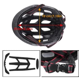 X-TIGER Cycling Helmet LED Tail Light Breathable One-piece Mountain Road Sports Bicycle Helmet Rechargeable with Brim Design
