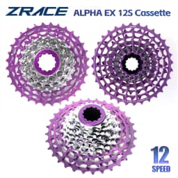 2025 New! ZRACE ALPHA EX 12-Speed HG Cassette for Road, Extremely Lightweight CNC Fully Hollow and Super Light, 12V Cassette