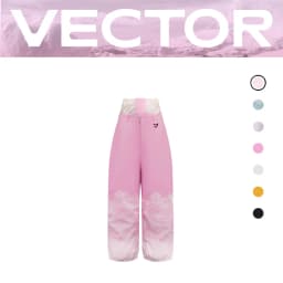 VECTOR Men Women 3L Cotton Ski Jacket Ski Pants Winter Warm Windproof Waterproof Outdoor Sports Snowboard Ski Coat Trousers