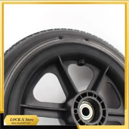 12 Inch PU Wheel Professional Wheelchair Rear Caster Replacement Part Tool 12 1/2x2 1/4 Solid Non Pneumatic Tire Wheel