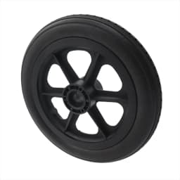12 Inch PU Wheel Professional Wheelchair Rear Caster Replacement Part Tool 12 1/2x2 1/4 Solid Non Pneumatic Tire Wheel
