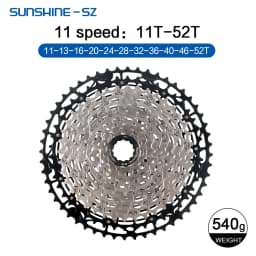 Sunshine 9/10/11/12S 11T-40/42/44/45/46/48/50/52T Hollow Ultralight Mountain Bike Cassette for M4100/5100/6100 HG MTB Flywheel
