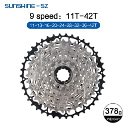 Sunshine 9/10/11/12S 11T-40/42/44/45/46/48/50/52T Hollow Ultralight Mountain Bike Cassette for M4100/5100/6100 HG MTB Flywheel