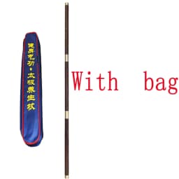 Martial Arts Wood Stick Kung Fu Training Stick Wu Shu Equipment Rose Wood Chicken Wing Wood Copper Cap 3 Part Combination