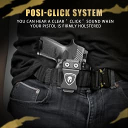 Sig P320 M18,IWB Kydex Holster with Claw,Optic Cut:Sig Sauer P320 Compact M18,Inside Waistband Carry,Adj,Right hand