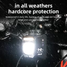 Bright 1200LM Cut Off Line Road Bicycle Hoisting Light Waterproof Type-C Fast Charging MTB Headlight 6 Modes Night Cycling Light