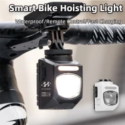 Bright 1200LM Cut Off Line Road Bicycle Hoisting Light Waterproof Type-C Fast Charging MTB Headlight 6 Modes Night Cycling Light