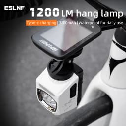 Bright 1200LM Cut Off Line Road Bicycle Hoisting Light Waterproof Type-C Fast Charging MTB Headlight 6 Modes Night Cycling Light