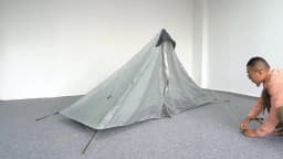 3F UL GEAR LanShan 1 Outdoor Ultralight Camping Tent 1 Person 3 Season Professional 15D Silnylon LanShan1 Rodless Tent