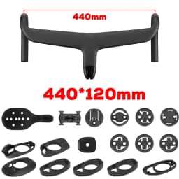 T1000 Suitable for Tarmac Sl7/Sl8 Frame Full Carbon Road Cycling Handlebar Internal Road Integrated Handlebar Include SL7 Adapte