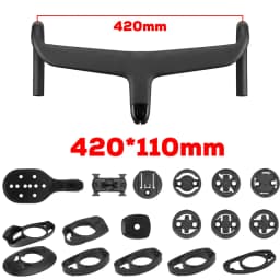 T1000 Suitable for Tarmac Sl7/Sl8 Frame Full Carbon Road Cycling Handlebar Internal Road Integrated Handlebar Include SL7 Adapte