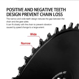 8-Bolt Chainring Compatible with SRAM AXS Force Red Direct Mount Road Bike 40T/42T/44T/46T/48T/50T/52T/54T/56T/58T Narrow Wide