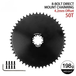 8-Bolt Chainring Compatible with SRAM AXS Force Red Direct Mount Road Bike 40T/42T/44T/46T/48T/50T/52T/54T/56T/58T Narrow Wide