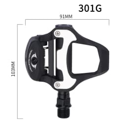 RACEWORK Road Bike Pedal Bicycle Self-locking Pedals Cycling Bearing Cleats Clipless For LOOK KEO System With Locking Plate