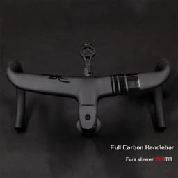 Full Carbon Fiber Bicycle Cockpit, Road Bike Internal Cable Integrated Handlebar Di2 With Mount & Spacer, Clip Diameter 28.6mm
