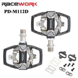 RACEWORK M8020 Pedal MTB Self-Locking Pedal For SPD System Mountain Bike Pedals With Cleat For Shimano