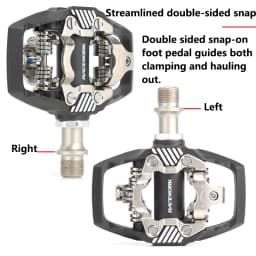 RACEWORK M8020 Pedal MTB Self-Locking Pedal For SPD System Mountain Bike Pedals With Cleat For Shimano