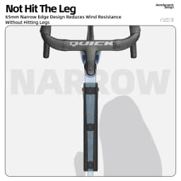 Rhinowalk Bike Frame Bag 1.7/2.6L IPX4 Waterproof Triangle Tube Bag Anti-slip Paint-safe For Mtb&Road Bike Cycling Bikepacking