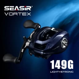 Seasir Vortex 149g Baitcasting Reel 7.0:1 High Speed Gear Ratio 5+1BB Max Drag 8kg Fresh Saltwater Fishing Coil