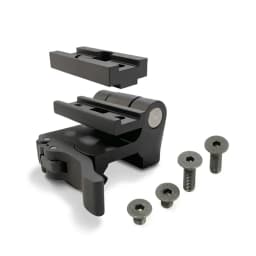 Evolution Gear Magnifier Mount Switch to Side STS Mount for G33 G43 G45 Magnifier, 7mm Riser Mount