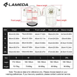 LAMEDA Pro Cycling Short Sleeve Jersey Men Breathable Quick-Dry Bike Clothing MTB Cycling Jersey Comfortable Fit for Road Bike