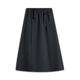 Li-Ning Women's Sports Style Dress Polyester Loose Fit Breathable Adjustable LiNing Fashionable Long Skirt ASKV252