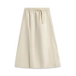 Li-Ning Women's Sports Style Dress Polyester Loose Fit Breathable Adjustable LiNing Fashionable Long Skirt ASKV252