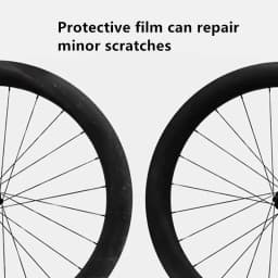 READU Road Bike Disc Brake Rim Protective Film Bicycle Paster Scratch-Resistant Protector Bike Stickers TPU Guards For 2 wheels