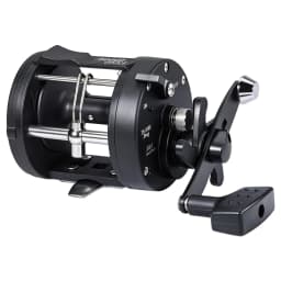 Sougayilang Trolling Reel Level Wind Graphite Body Fishing Reel, Durable Stainless-Steel, Large Line Capacity for Saltwater