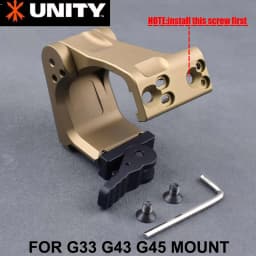 Unity Fast Mount G33 G43 G45 Scope Mounts FTC 3X 6x Magnifier With QD Lever 2.26" 2.91"Optical Height G23 G30 6X-MAG-1 MOUNT