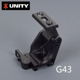 Unity Fast Mount G33 G43 G45 Scope Mounts FTC 3X 6x Magnifier With QD Lever 2.26" 2.91"Optical Height G23 G30 6X-MAG-1 MOUNT