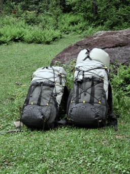 BISINNA Camping Backpack 25+10L Ultralight Travel Bag for Men Women Large Capacity Outdoor Sports Climbing Hiking Backpack