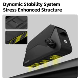 Rhinowalk Bike Top Tube Bag Magnetic Flip for MTB Road Gravel Bicycle Accessories,waterproof Bike Bag