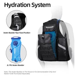 Rhinowalk Motorcycle Backpack Vest Universal Cycling Riding Outdoor Portable Traveling Sporting Pack With Helmet Net