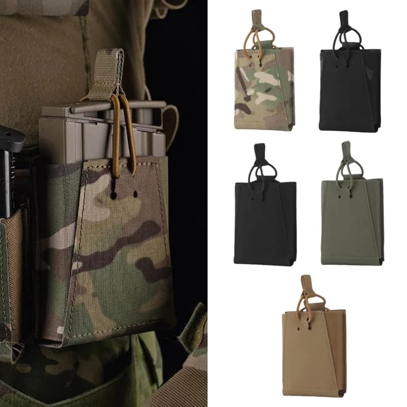 Attacker 7.62 Rifle Mag Pouch | MOLLE-Compatible Single Magazine Carrier | For Hunting Camping Use