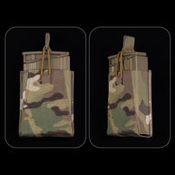 Attacker 7.62 Rifle Mag Pouch | MOLLE-Compatible Single Magazine Carrier | For Hunting Camping Use