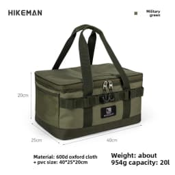 Large Outdoor Camping Storage Bag - Durable Oxford Cloth Tote with Shockproof Design for Utensils Cookware & Travel Organization
