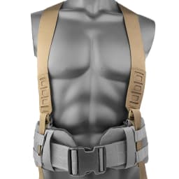 Y-type Suspenders Waist Seal Strap Braces Tactical Molle Shoulder Strap Heavy Duty Waist Belt Function Harness TC0202