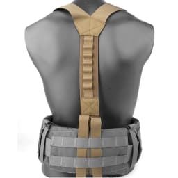 Y-type Suspenders Waist Seal Strap Braces Tactical Molle Shoulder Strap Heavy Duty Waist Belt Function Harness TC0202