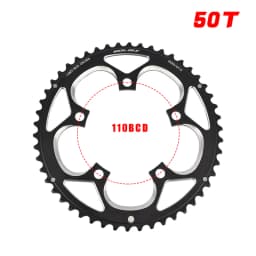 GOLDIX 50 34t chainring 110bcd 5 bolt For Sram FSA 9 10 11 speed 700C Road bike chainring 110 bcd double chainring crankset