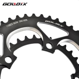 GOLDIX 50 34t chainring 110bcd 5 bolt For Sram FSA 9 10 11 speed 700C Road bike chainring 110 bcd double chainring crankset