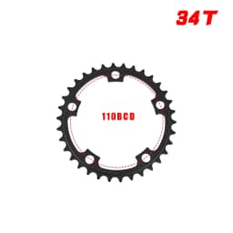 GOLDIX 50 34t chainring 110bcd 5 bolt For Sram FSA 9 10 11 speed 700C Road bike chainring 110 bcd double chainring crankset