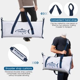 THKFISH 40in Insulated Fish Cooler Bag Large Capacity Leakproof Live Fish Fresh-keeping Bags Waterproof PVC Fishing Cold Bag