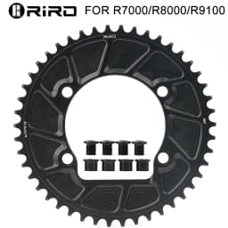 RIRO Road Bike Chainring for Shimano 105 R7000/8000/9100 110BCD bicycle chainring 46T 48T 50T 52T 54T 56T 58T Road Bicycle Crown