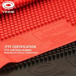 YINHE Young Fight II Long Pips Table Tennis Rubber OX Medium Pips Cured Non-cured Ping Pong Rubber Weird Anti-Loop ITTF Approved