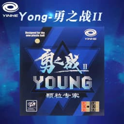 YINHE Young Fight II Long Pips Table Tennis Rubber OX Medium Pips Cured Non-cured Ping Pong Rubber Weird Anti-Loop ITTF Approved