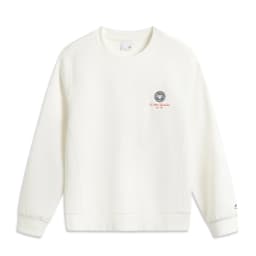Li-Ning Women's Sports Style Sweatshirts Long Sleeve AT DRY BASE Comfortable Round Neck LiNing Leisure Pullover AWDV536
